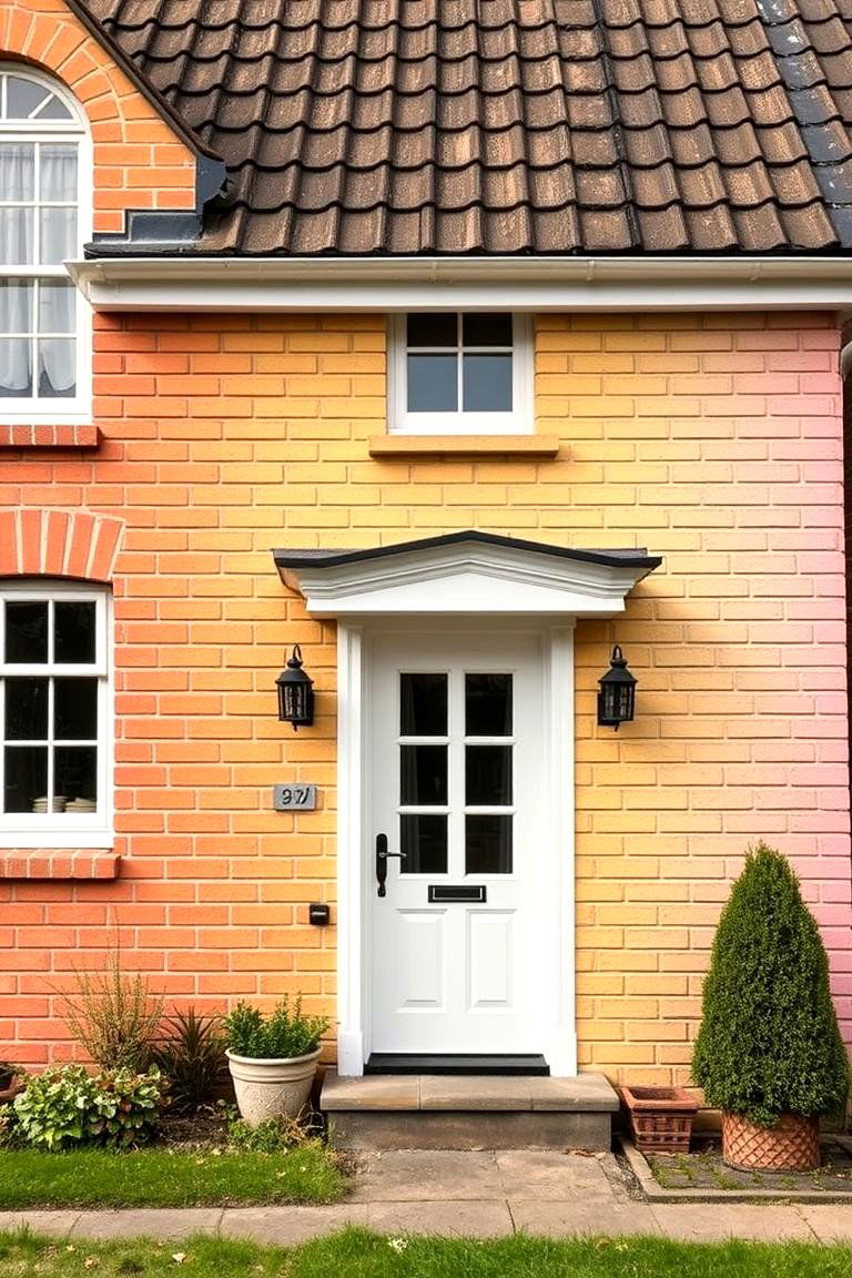 The Enduring Charm and Timeless Appeal of Painted Brick - 24 Painted Brick Houses