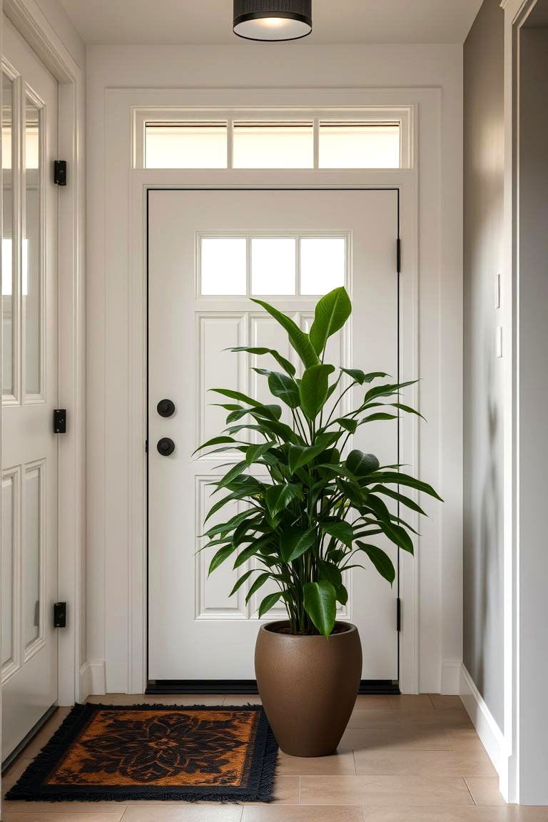 The Entryway Green Welcome - 24 Plant Room Ideas