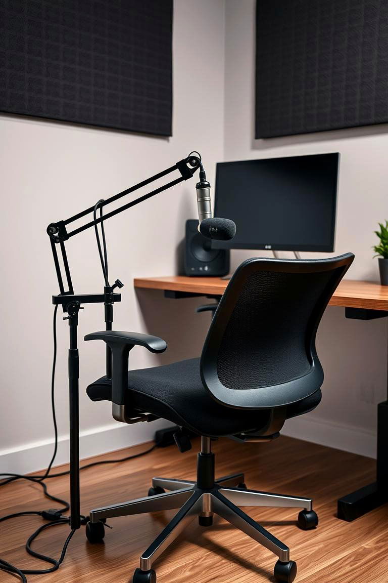 The Ergonomically Optimized Zone - 24 Podcast Room Ideas