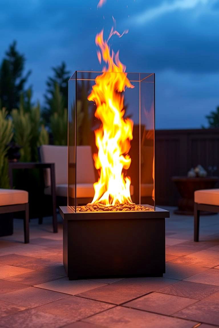 The Ethanol Burning Outdoor Fireplace - 24 Outdoor Fireplace Ideas