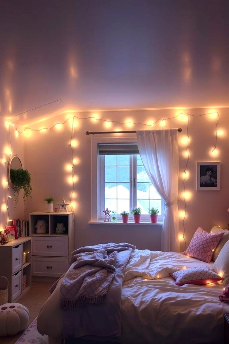 The Fairy Light Fantasy - 24 Tween Bedroom Ideas