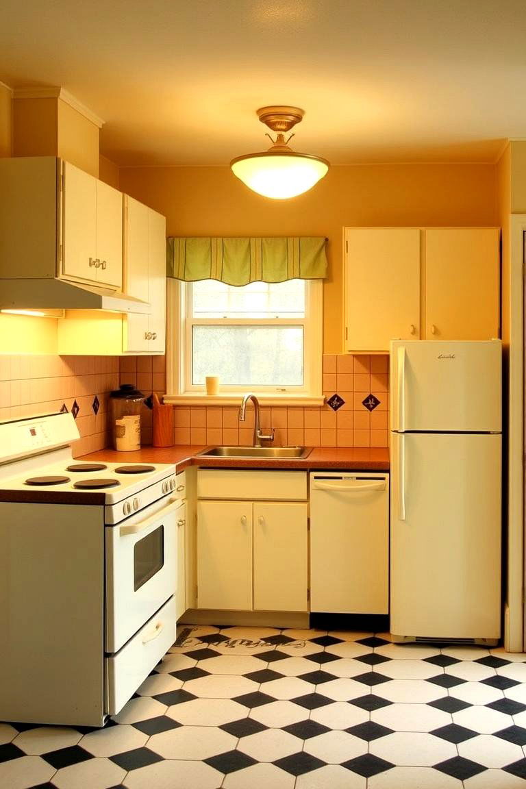 The Functional Layout of 1940s Kitchens - 24 1924s Living Room Design Ideas