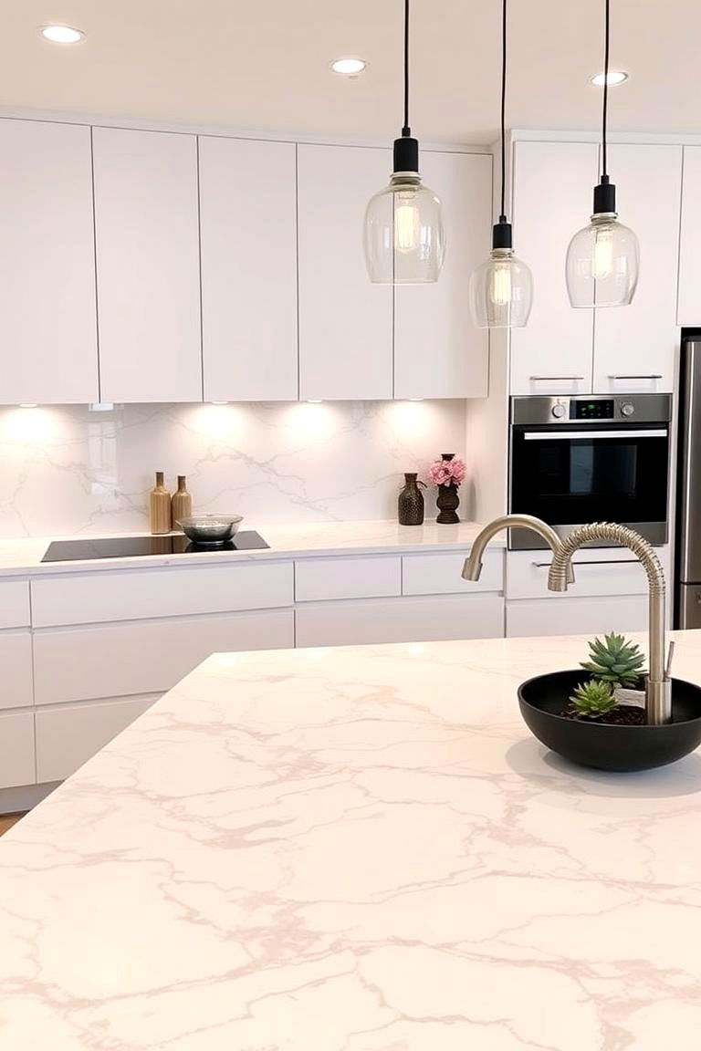 The Future Trends in Quartz Countertops - 24 Quartz Kitchen Countertops