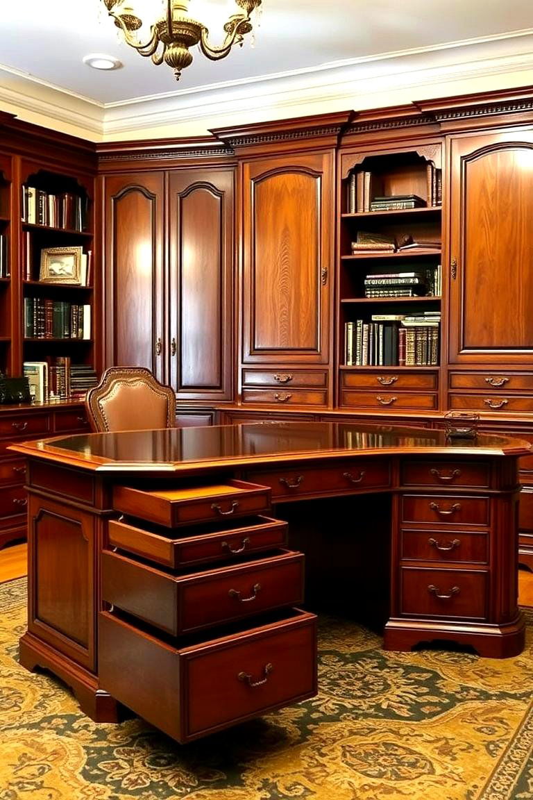 The Illusion of Stacked Drawers - 24 Hidden Door Ideas
