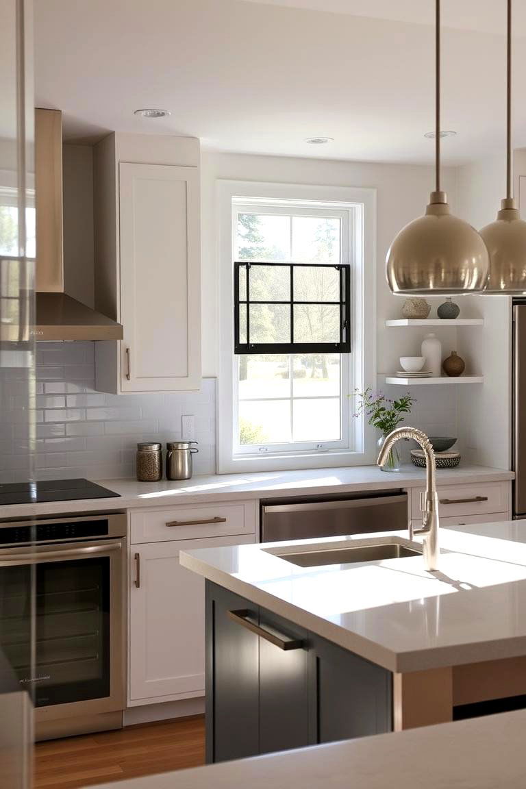 The Impact of Quartz on Kitchen Lighting - 24 Quartz Kitchen Countertops