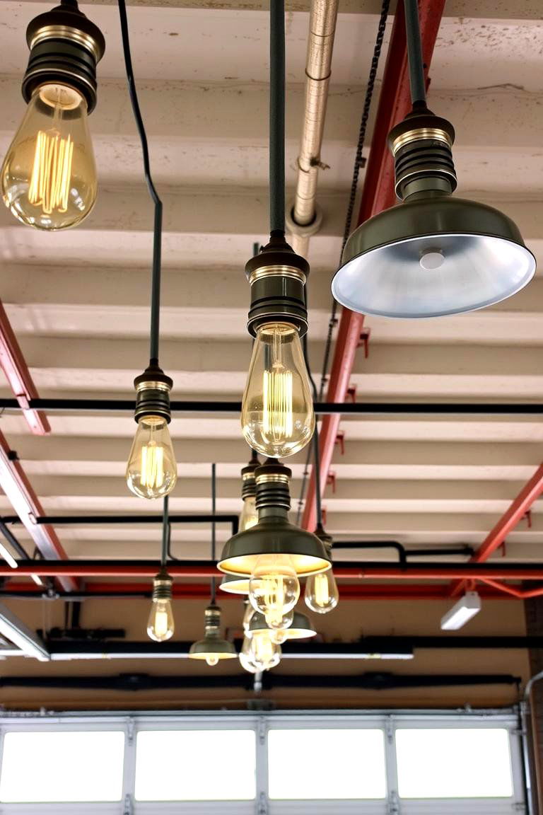 The Industrial Fixture Revival - 24 Garage Lighting Ideas