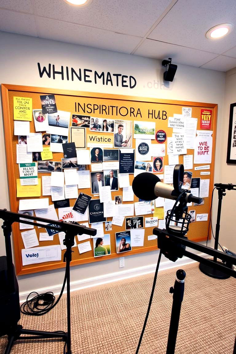 The Inspiration Board Hub - 24 Podcast Room Ideas