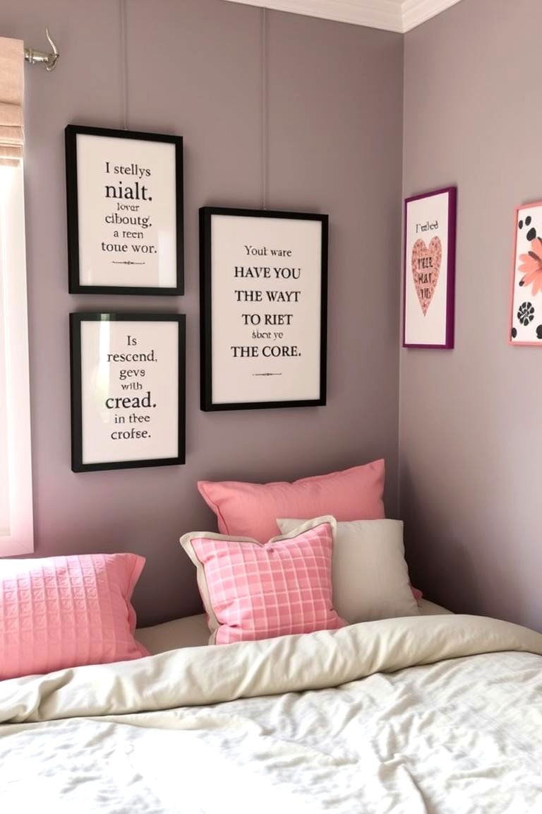 The Inspiring Quote Corner - 24 Tween Bedroom Ideas