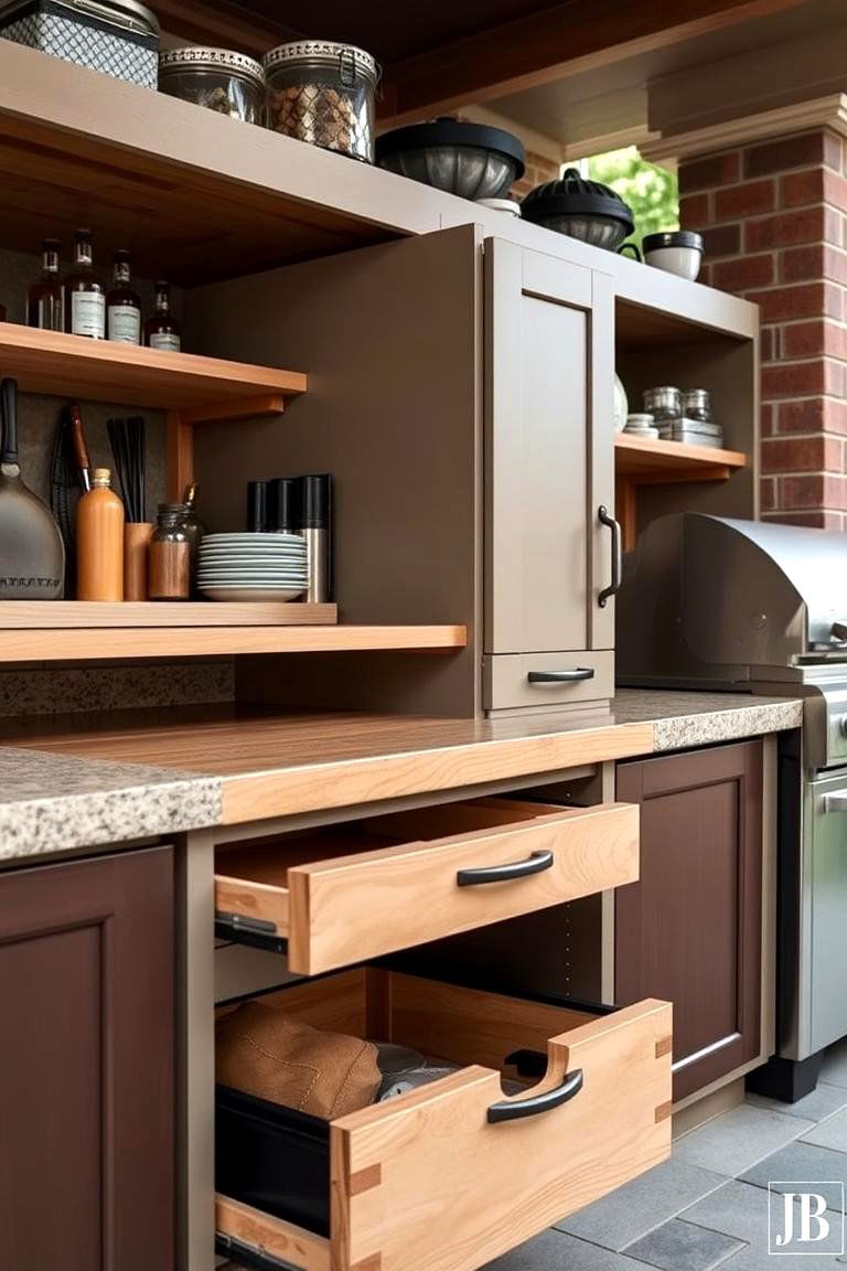 The Integrated Storage Solutions - 24 Pool House With Outdoor Kitchen Ideas
