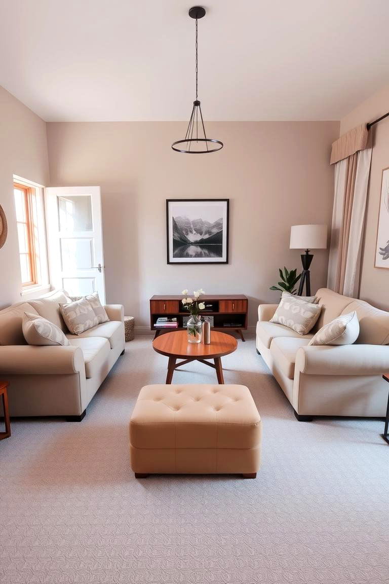 The Intimate Face to Face Seating - 24 Living Room Layout Ideas