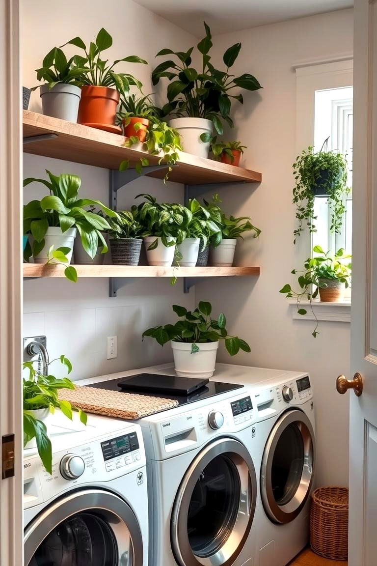 The Laundry Room Green Refresh - 24 Plant Room Ideas
