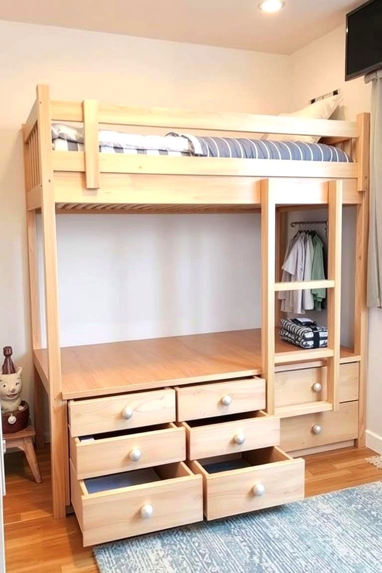 The Loft Bed with Integrated Storage Steps - 24 Loft Bed Ideas