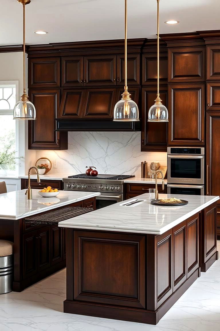 The Luxurious Double Island Kitchen - 24 Kitchen Layout Ideas