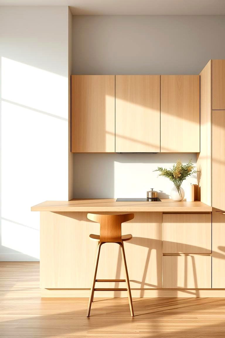 The Minimalist Floating Bar Shelf - 24 Kitchen Bar Ideas