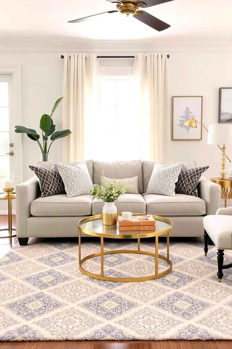The Moroccan Trellis Rug - 24 Living Room Rug Ideas