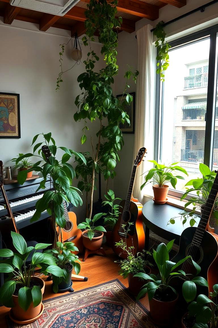 The Music Room Natural Harmony - 24 Plant Room Ideas