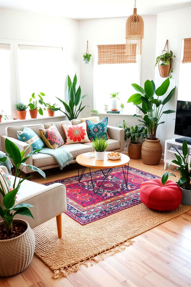 The Natural Jute Rug - 24 Living Room Rug Ideas