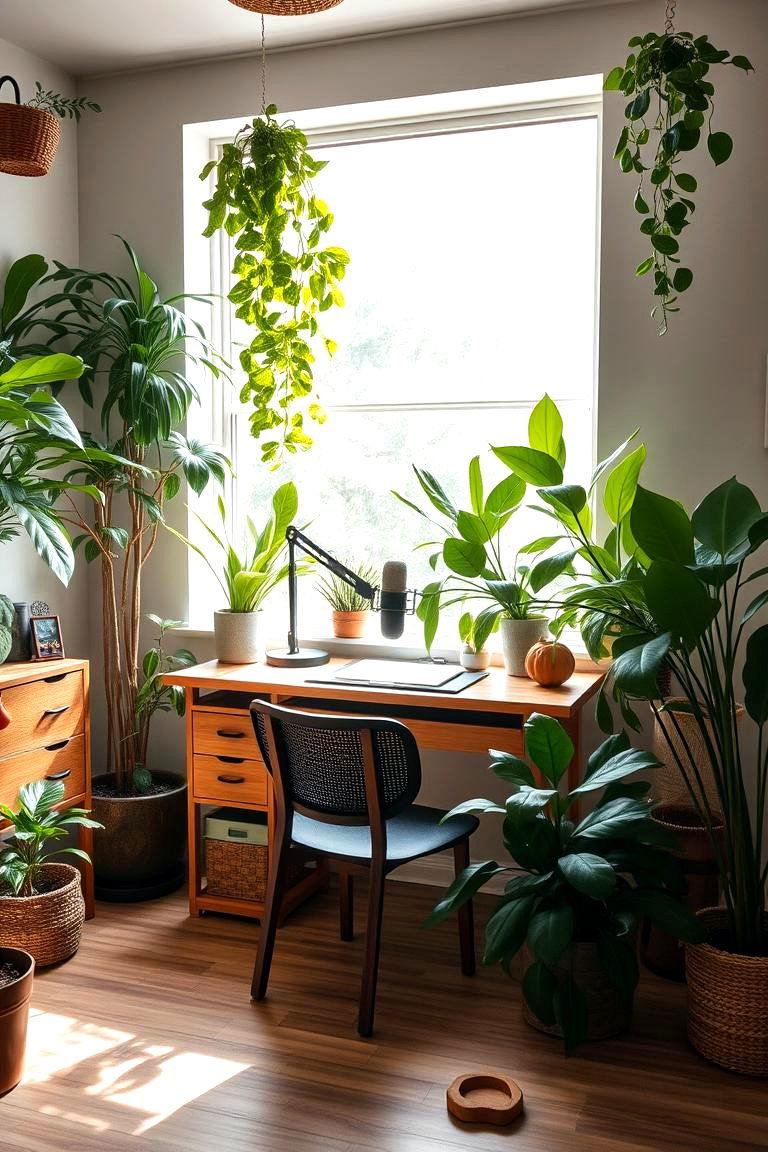 The Nature Inspired Oasis - 24 Podcast Room Ideas
