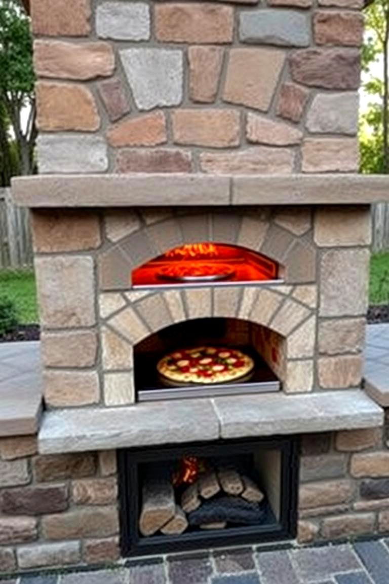 The Outdoor Fireplace with Pizza Oven Combo - 24 Outdoor Fireplace Ideas