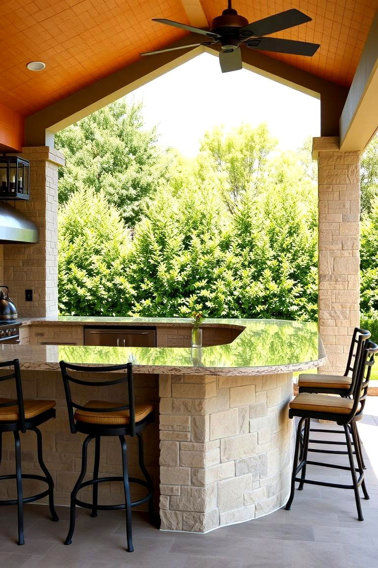 The Outdoor Kitchen Bar Extension - 24 Kitchen Bar Ideas