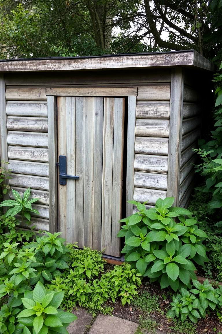 The Outdoor Shed Secret Entry - 24 Hidden Door Ideas