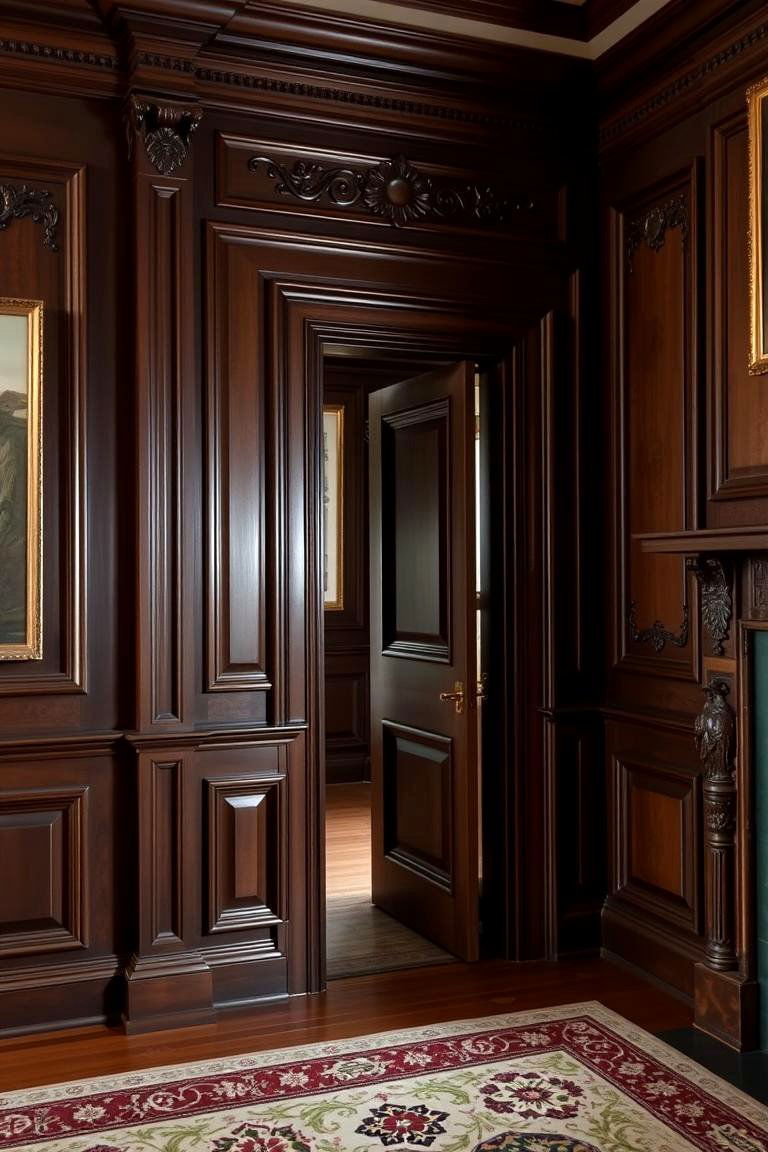 The Paneled Wall Secret Passage - 24 Hidden Door Ideas