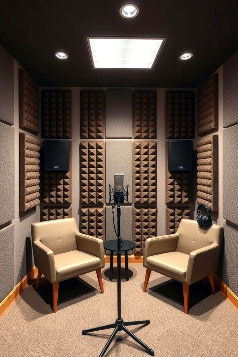 The Podcast Recording Studio - 24 She Shed Interior Ideas
