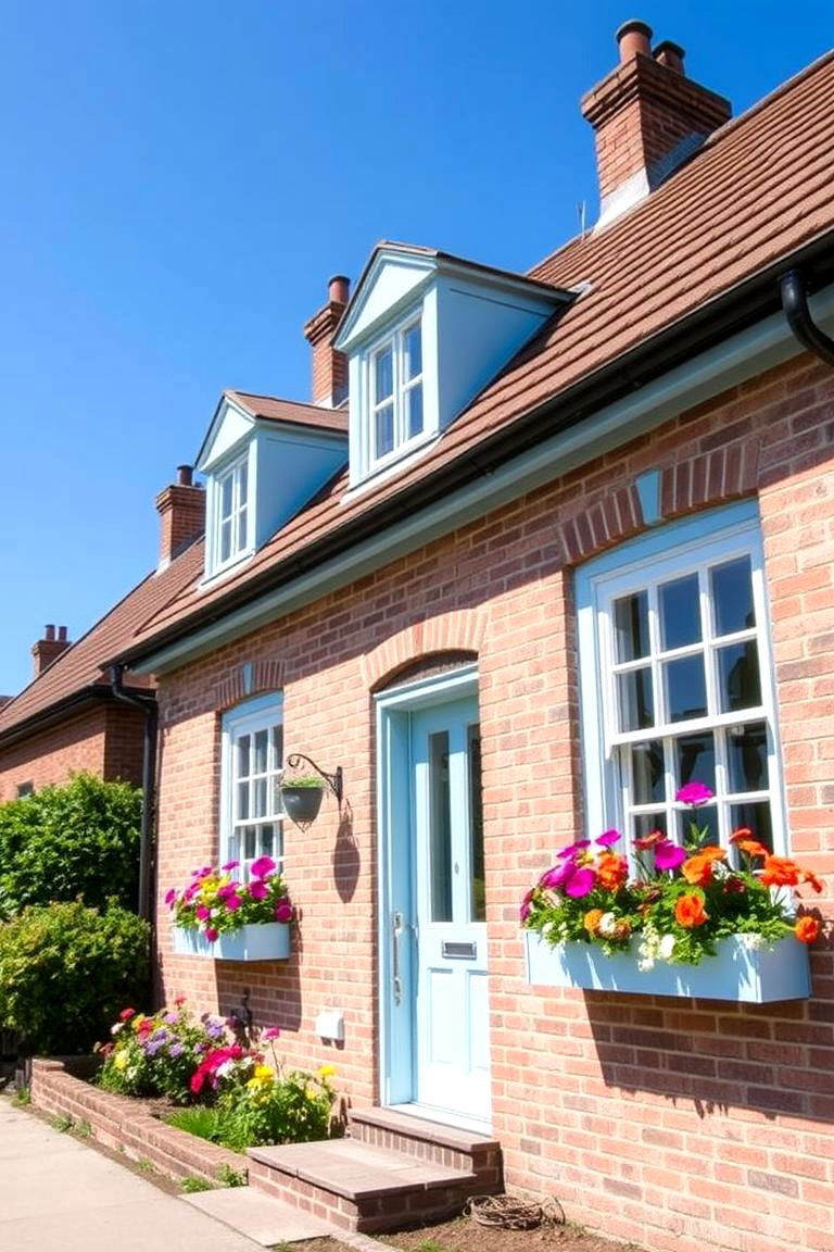 The Psychological Impact of Color Choices - 24 Painted Brick Houses