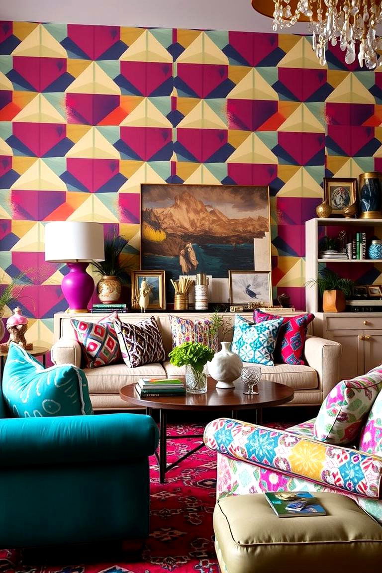 The Reign of Bold Patterns - 27 1990s Interior Design Ideas