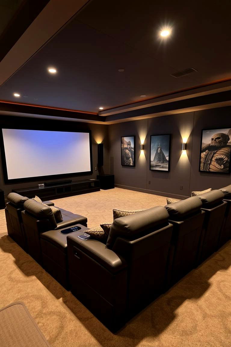 The Sectional with Reclining Seats - 24 Sectional Living Room Ideas
