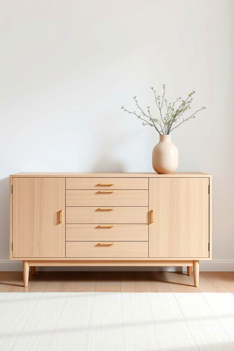 The Simplicity of Minimalist Decor - 24 Sideboard Decor Ideas