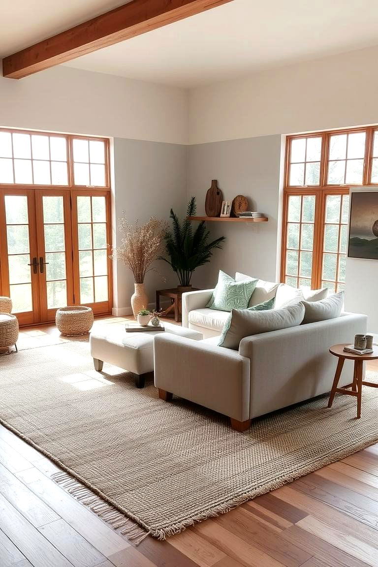 The Sisal Rug - 24 Living Room Rug Ideas