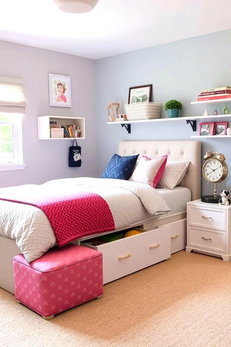 The Smart Storage Solutions - 24 Tween Bedroom Ideas