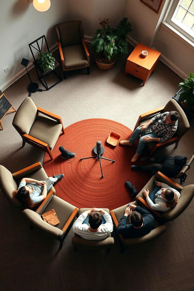 The Storytelling Circle - 24 Podcast Room Ideas