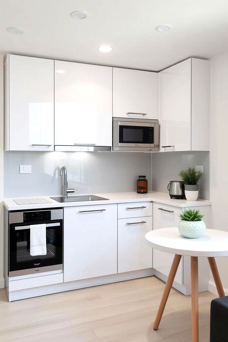 The Streamlined One Wall Kitchen - 24 Kitchen Layout Ideas