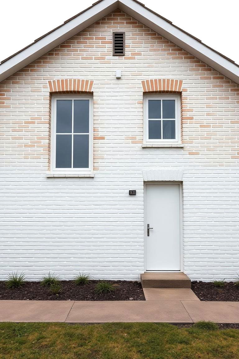 The Subtle Yet Significant Impact of Paint Texture - 24 Painted Brick Houses