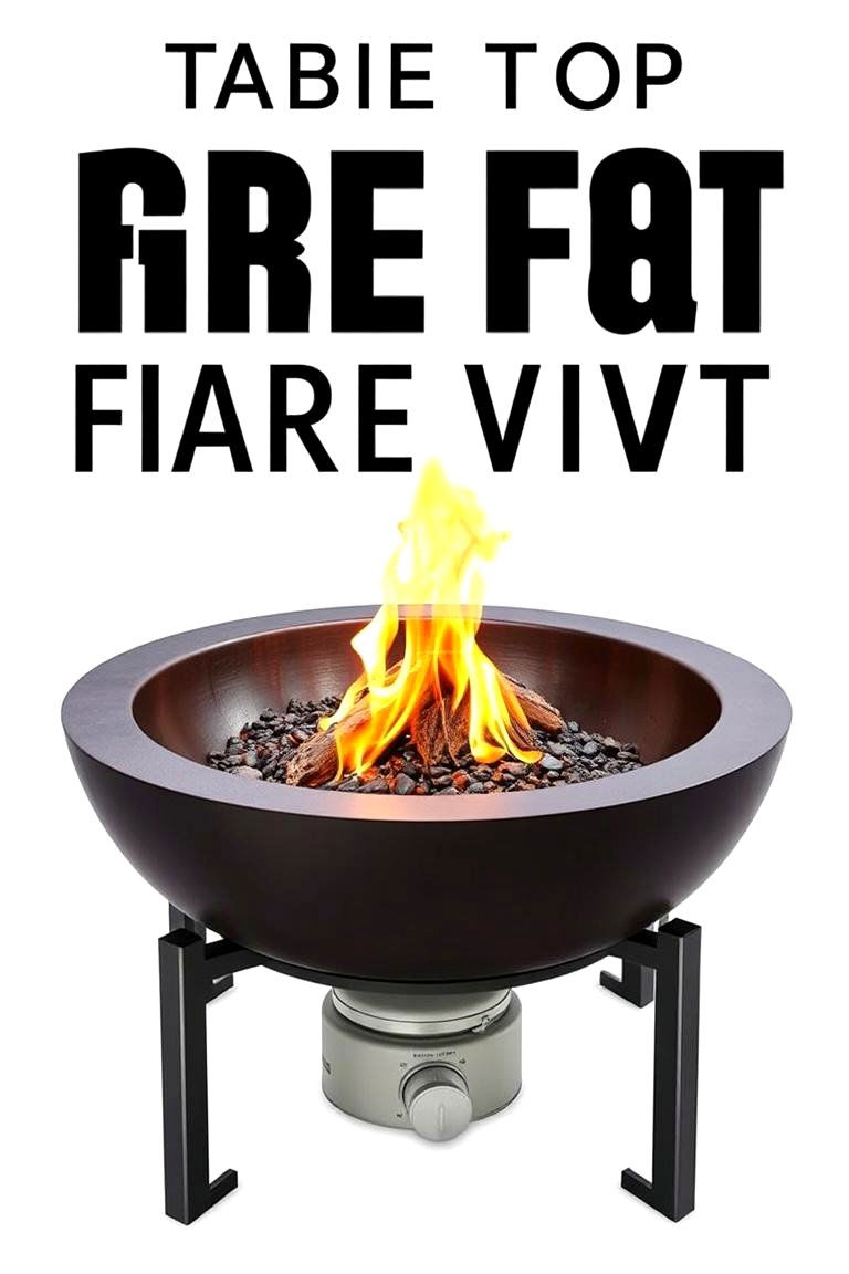 The Tabletop Fire Pit for Intimate Gatherings - 24 Outdoor Fireplace Ideas