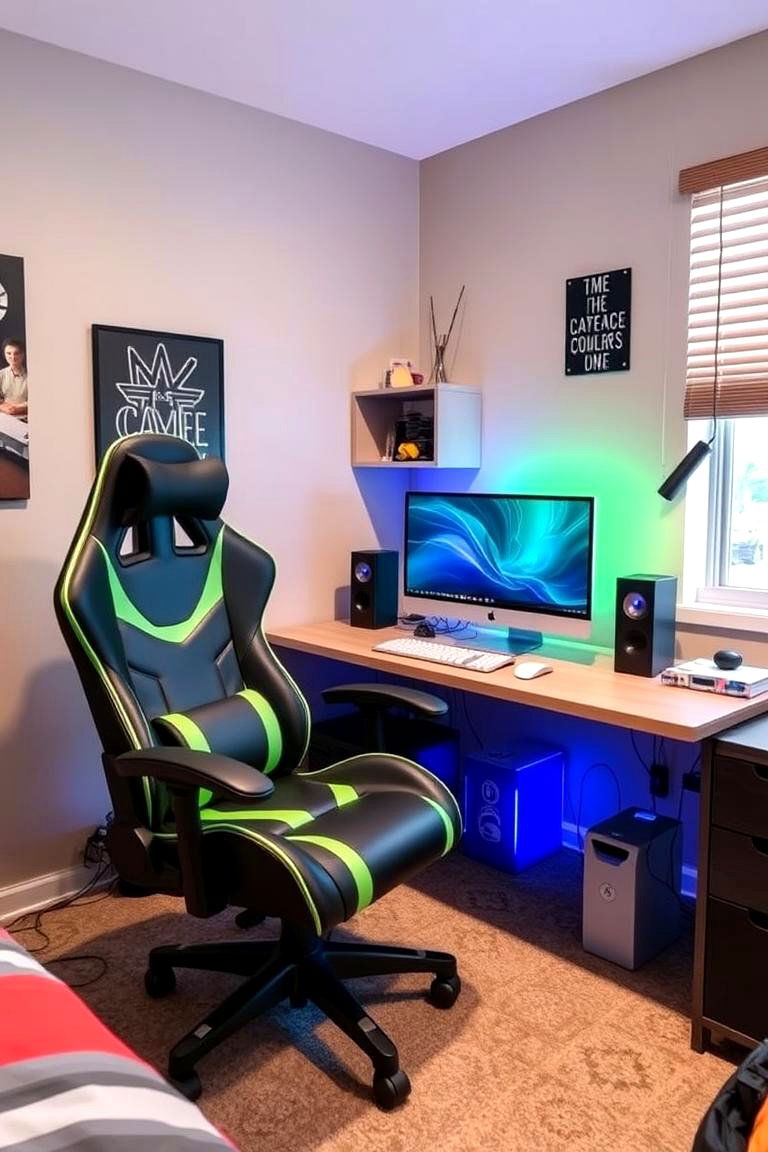 The Tech Savvy Setup - 24 Tween Bedroom Ideas