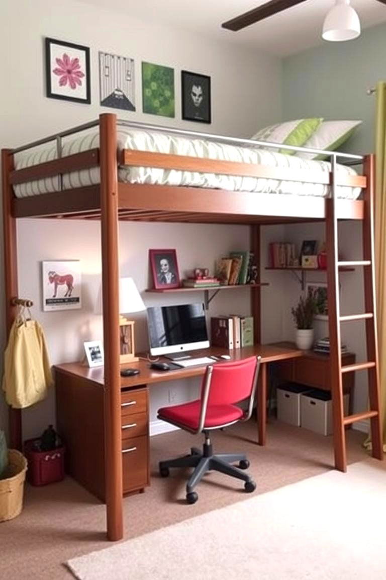 The Versatile Loft Bed - 24 Tween Bedroom Ideas