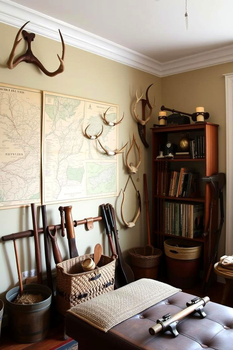 Thematic Decor Accents - 24 Hunting Room Ideas