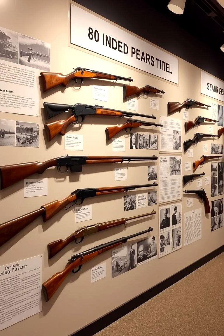 Thematic Firearm History Wall - 24 Gun Wall Ideas
