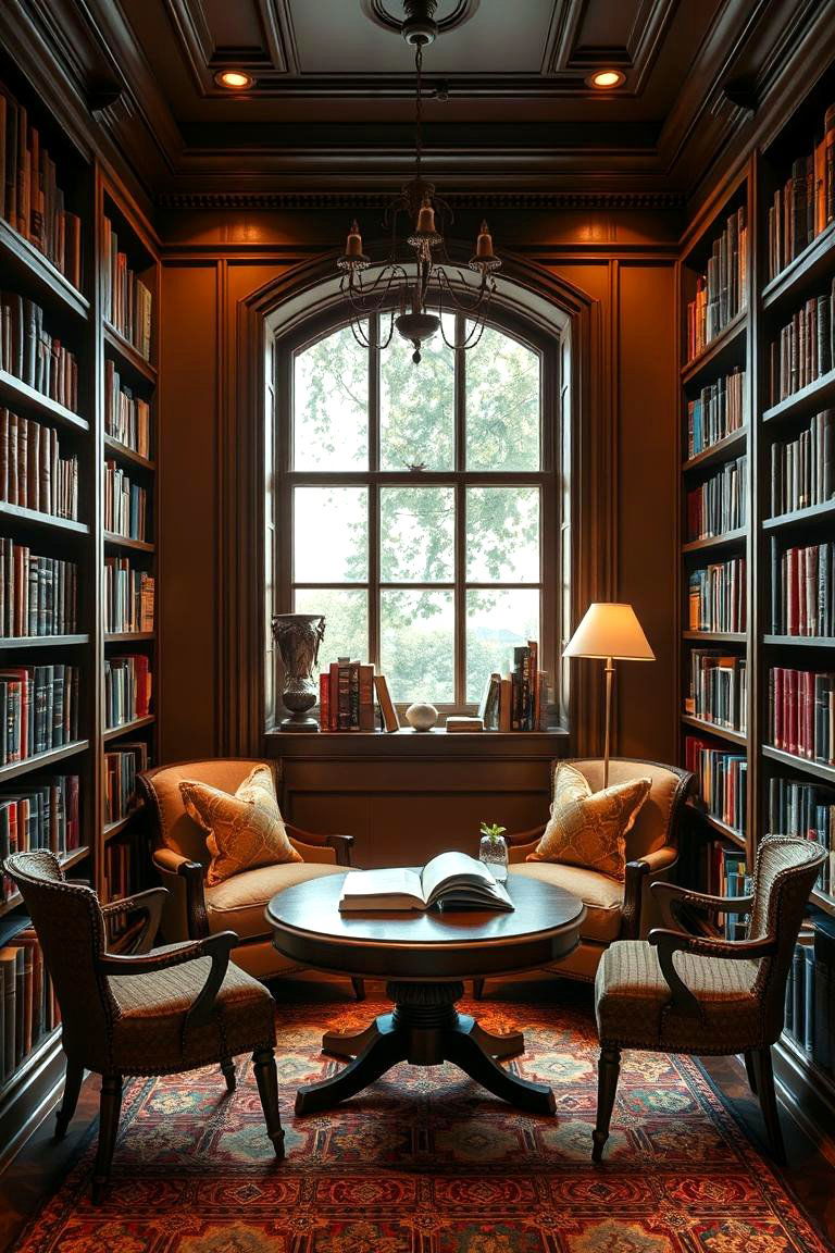 Thematic Library Reading Nook - 24 kids reading nook ideas