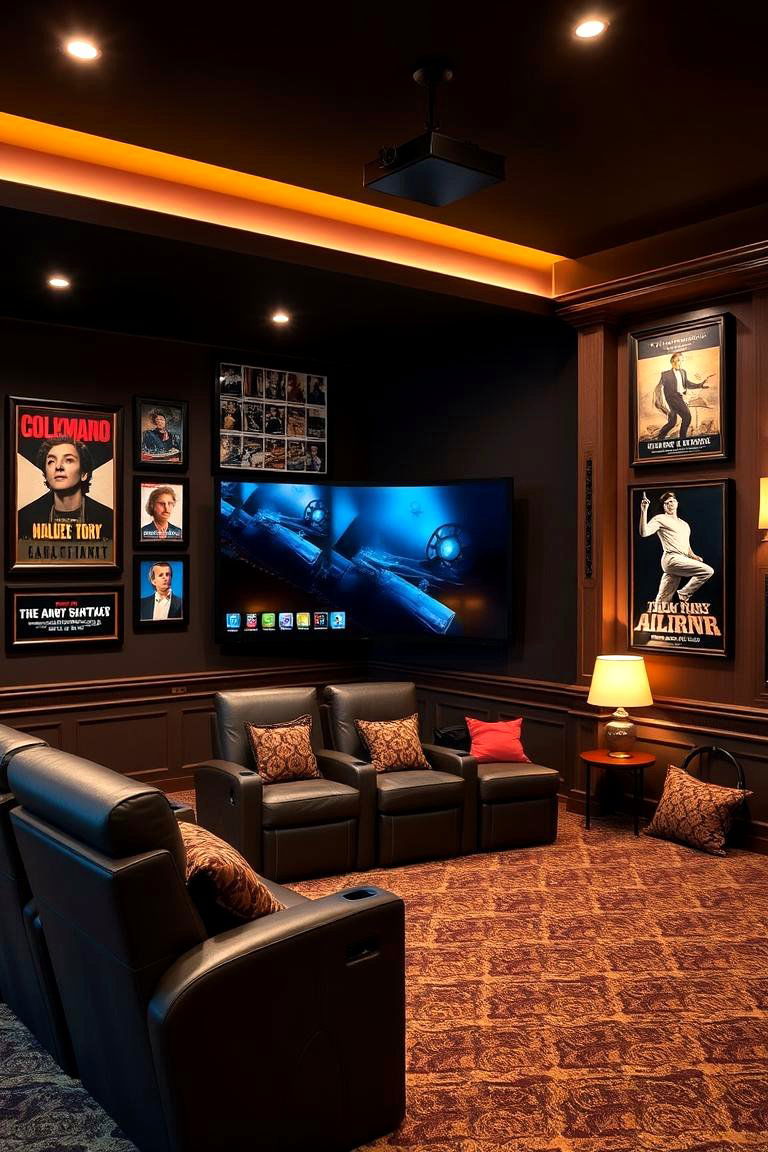 Theme Decor - 24 Home Theater Ideas