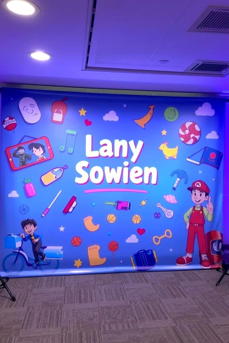 Themed Backdrop Bonanza - 24 Birthday Decoration Ideas