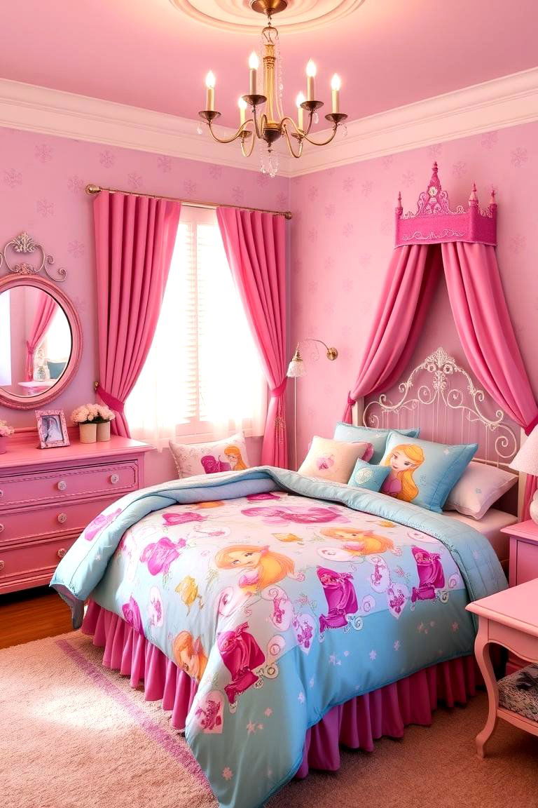 Themed Bedding Sets - 24 Princess Room Ideas