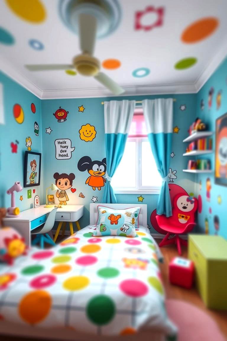 Themed Bedrooms for Kids - 24 60s Bedroom Ideas