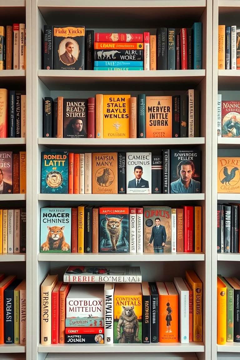 Themed Book Collections - 24 Bookshelf Organization Ideas