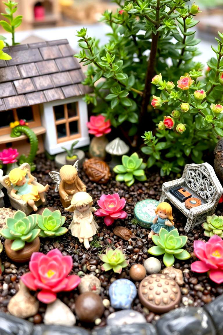 Themed Fairy Garden for Imagination - 24 Nursery Garden Ideas
