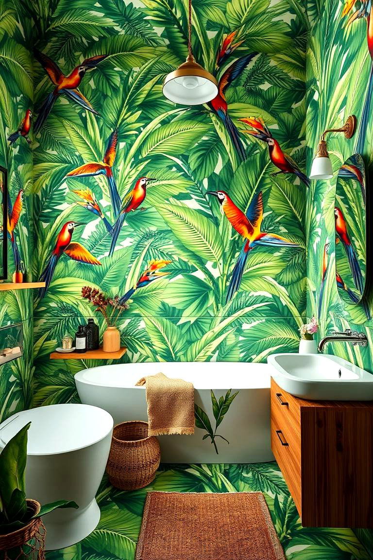 Themed Maximalism - 24 Maximalist Bathroom Design Ideas