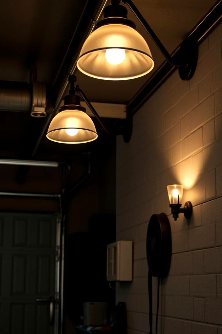 These Decorative Wall Sconces Create Charm - 24 Garage Lighting Ideas